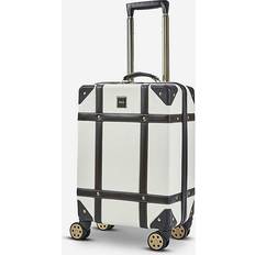 Beige Cabin Bags Rock Luggage Vintage Carry-On 8-Wheel Suitcase Cream