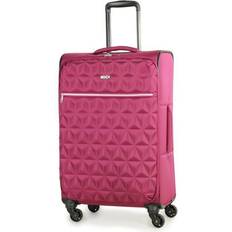 Hard Suitcases on sale Rock Luggage Jewel 4 Wheel Soft Suitcase