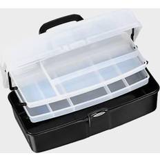 Fladen Two Tray Cantilever Box Large, Black