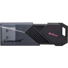 64 GB - USB 3.0/3.1 (Gen 1) Memory Cards & USB Flash Drives Kingston DataTraveler Exodia Onyx 64GB USB 3.2 Gen 1