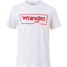 Wrangler Tops Wrangler Logo Crew Neck T-shirt - White