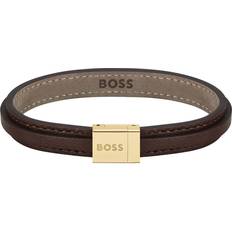 Hugo Boss Gents Jewellery Grove Bracelet - Gold/Brown