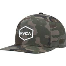 RVCA Youth Camo Commonwealth Snapback Hat