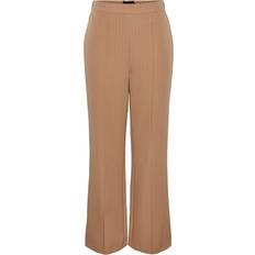 Pieces Bossy Trousers Brown