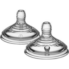 Baby Bottle Accessories Tommee Tippee Closer to Nature Bottle Teats Fast Flow 6+m 2-pack
