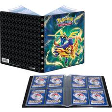 Pokemon Ultra PRO Sword & Shield 4-Pocket Portfolio Crowned Sword Zacian & Crowned Shield Zamazenta, Protect & Store up to 40 Standard Size Collectible Trading Cards, Collectible Cards