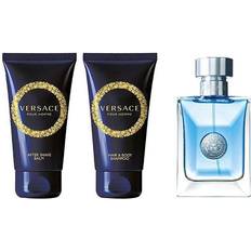 Versace Men Gift Boxes Versace Pour Homme Gift Set EdT 50ml + Aftershave Balm 50ml + Shower Gel 50ml