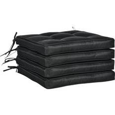 OutSunny Garden Seat Pad Chair Cushions Black