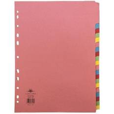 Concord Subject Dividers 160gsm 20-Part A4
