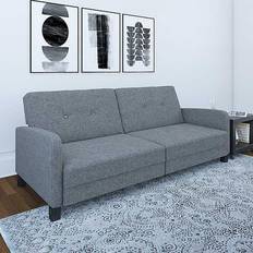 Linen Sofas Dorel Home Boston Linen Bed Sofa 201.9cm 3 Seater