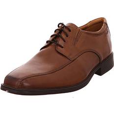 Clarks (UK 8.5, Dark Tan (Brown) Mens Formal Shoes Tilden Walk Fit