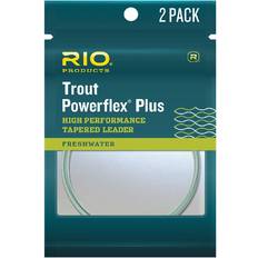 RIO Powerflex Plus Leader 2 Pack 7.5FT 9FT 12ft Sizes
