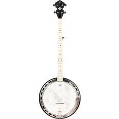 Black Banjos Ortega Falcon Series Obje400tco-L Left-Handed 5-String Banjo Satin Black