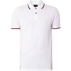 Armani Exchange Men - W32 Clothing Armani Exchange Men's Double Stripe Polo Shirt - White