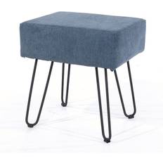 Blue Bar Stools Core Products Soft Furnishings Rectangular with Bar Stool