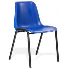 Blue Kitchen Chairs Dynamic Polly Stacking Visitor Kitchen Chair