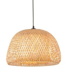 Bamboo Pendant Lamps Endon Bali Single Pendant Lamp