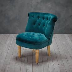 Turquoise Chairs LPD Furniture Charlotte Velvet Accent Kitchen Chair