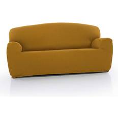 Yellow Loose Covers Homescapes Three Seater 'Iris' Elasticated Loose Sofa Cover Yellow