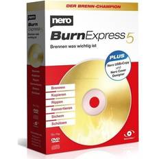 Nero Burn Express 5 Full version, 1 licence Windows CD/DVD creator