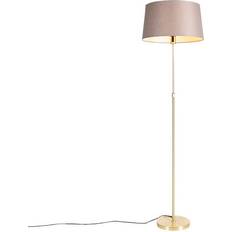 QAZQA Gold/Brass 45cm Floor Lamp