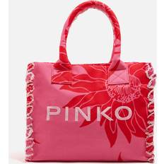 Red Totes & Shopping Bags Pinko Beach Canvas Tote Bag