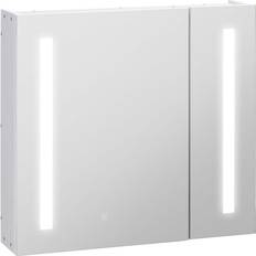 Bathroom Mirror Cabinets kleankin Illuminated (834-442WT)