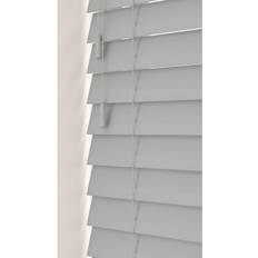 Grey Pleated Blinds Grain Faux Wood Venetian Blinds with
