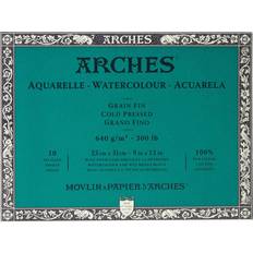 Arches Water Colour Block, 300 lb 640GSM, Cold Pressed, 9" x 12"