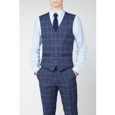 Vests Tweed Overcheck Waistcoat