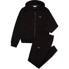 Solid Colours Jumpsuits & Overalls Lacoste Men's Hooded Tracksuit - Black