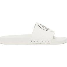 45 ½ Slides adidas Adilette Spzl - Chalk White/Core Black/Chalk White