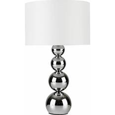MiniSun Chagnon 43cm Silver Table Lamp