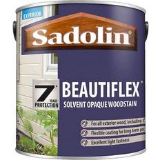 Sadolin Black Paint Sadolin Beautiflex Solvent Opaque Woodstain Black 2.5L