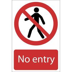 Draper SS18 'No Entry' Prohibition Sign
