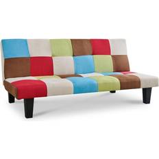 Polyester Sofas Home Details Atlanta Rainbow Sofa 168cm 3 Seater