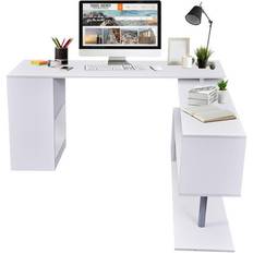 Shelves Writing Desks Homcom L-Shaped Writing Desk 120x140cm