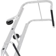 Roof Ladders Loops 17 Rung Roof Ladder & Ridge Safety Hook Single Section 4.3m Tile Grip Steps