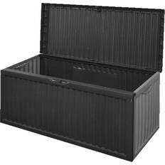 Black garden storage box idooka 336L Large Container