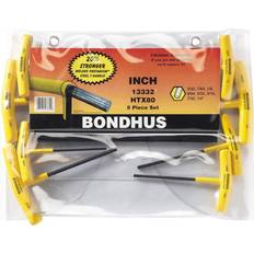 Bondhus 8 T-Handle Set 1/4", Protanium High Torque Steel #13332 Hex Key