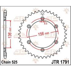 18 - 55 % - All Season Tyres Motorcycle Tyres JT Sprockets JTR1791.42 42T Steel Rear Sprocket