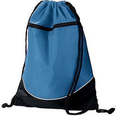 High Five Augusta Tri Color Drawstring Backpack-sky blue
