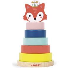 Foxes Stacking Toys Janod Baby Forest Fox Stacker