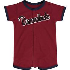 Playsuits Children's Clothing MLB Infant Red Arizona Diamondbacks Power Hitter Romper, Infant Boy's, Months