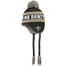 Gold Children's Clothing Outerstuff Preschool Black/Gold New Orleans Saints Jacquard Tassel Knit Hat with Pom