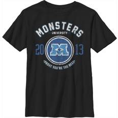 Fifth Sun Boy's Monsters Inc Best College Logo Child T-Shirt Black