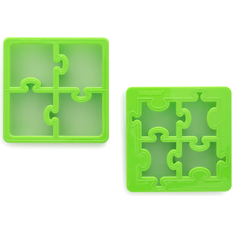 Green Cookie Cutters Yumbox Lunch Punch Puzzles Cookie Cutter 9 cm