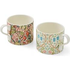 Multicoloured Cups Morris & Co Blackthorn & Golden Lily Mug 34cl 2pcs