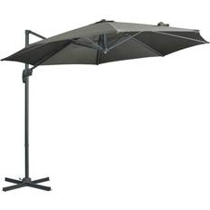OutSunny Parasols & Accessories OutSunny 3 3m Cantilever Parasol Garden Umbrella Cross