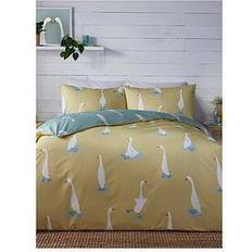 Fusion Puddles The Duck Print Reversible Easy Care Cover